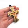 Jesus Cross Orthodox Wood Christ Catholic Church Utensils Religious Prayer Crucifix Christmas Gift
