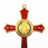 Jesus Cross Red Catholic Christ Orthodox Metal Church Utensils Wall Cross Christian
