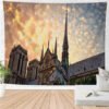 Jesus Cross Tapestry Wall Decor Church Photo Room Decoration Towel Blanket Tarpot Orthodox Utensils Priest Christmas Christ Gift