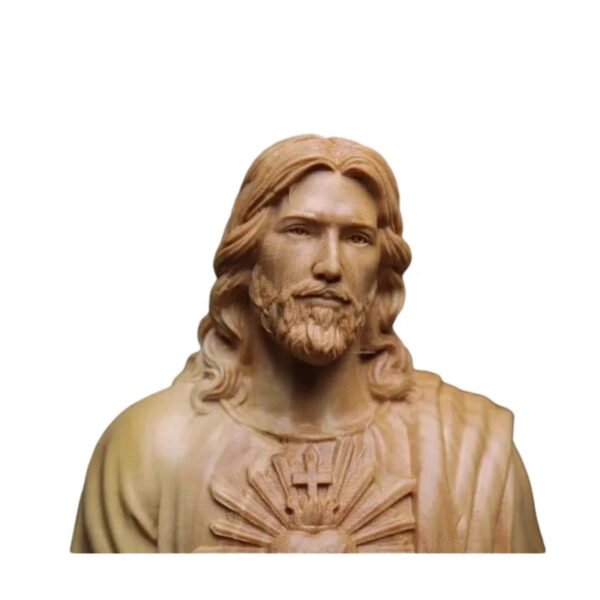 Jesus Statue Boxwood Carving Crafts Ornaments Home Decoration Catholic Orthodox Icons Christ Decor Church Utensils
