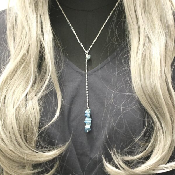 Jewelry Raw Crystal Pendant Agate Aquamarine Green Aventurine Necklace Amethyst Pink Crystal Necklace Natural Crystal Gift