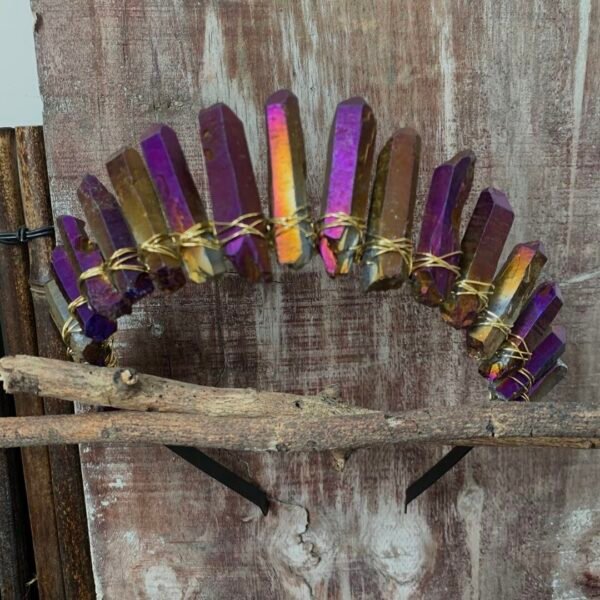 Jewelry, , brown crystal headband, crystal crown, Wicca accessories, party shooting props, decoration dress gift