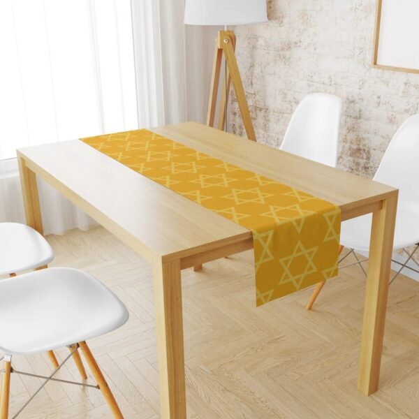 Jewish Hanukkah Table Runner Festival Decor Tablecloth Table Cover