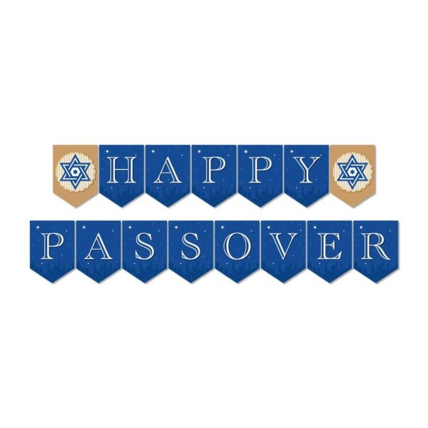 Jewish New Year Flag Party Decoration Theme Honeycomb Decor Hanukkah Garland Happy Pastor Dovetail
