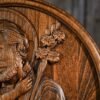 Joseph and baby Jesus plaque, catholic religious figure, home decoration ornament, christian gift