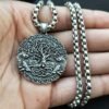 Viking Magic~Key Ring Wolf Animal viking amulet Jewelry Keyring tree of life Pendant Keychain GIft Men
