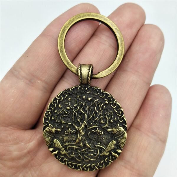 Viking Magic~Key Ring Wolf Animal viking amulet Jewelry Keyring tree of life Pendant Keychain GIft Men