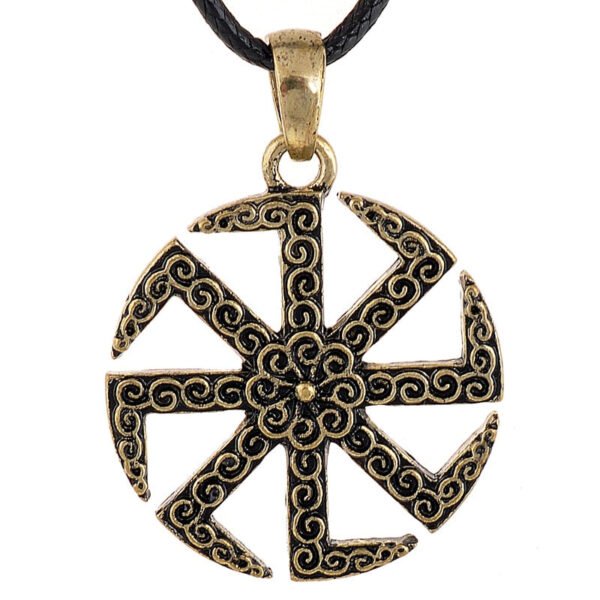 Kolovrat Pendant Slavic Kolovrat Pendants Viking Kolovrat Amulet Pagan Jewelry