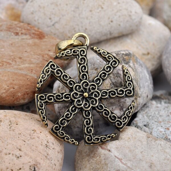 Kolovrat Pendant Slavic Kolovrat Pendants Viking Kolovrat Amulet Pagan Jewelry