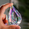 Large Prism Hanging Suncatcher Car Charm Window Faceted Crystal Sun Catcher Lamp Craft Supplies AB Color Bridesmaid Wedding Gift