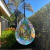Large Prism Hanging Suncatcher Car Charm Window Faceted Crystal Sun Catcher Lamp Craft Supplies AB Color Bridesmaid Wedding Gift