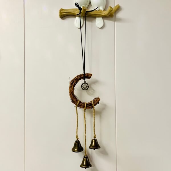 Large set of Witch Bells Mini witch broom Door Bell Protection Charm Wicca Decor Altar Decor Magick Witchcraft Celtic Door Bells  Wall Decor