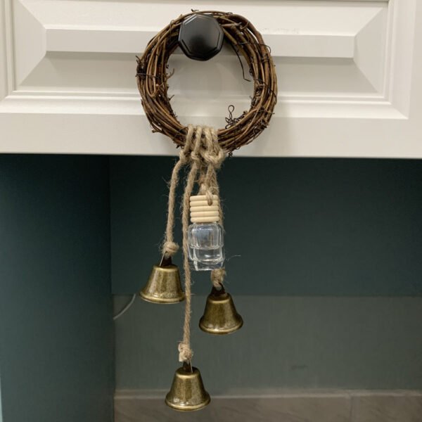 Large set of Witch Bells Mini witch broom Door Bell Protection Charm Wicca Decor Altar Decor Magick Witchcraft Celtic Door Bells  Wall Decor