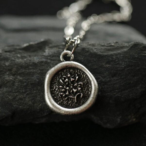 Lily - Floral Pendant Necklace, Lily Necklace, Lily Jewelry Purity & Sweetness