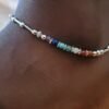 Lotus Chakra Anklet Ankle Chain Ankle Bracelet Gemstone Chakra Ankle Chain Rainbow Beaded Anklet