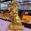 Lucky Crown Lion Resin Statue Crafts Ornaments Crystal Ball Holder Shpere Display Stand Living Room Home Decor