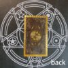 Luxury Gold Foil Tarot Card Hot Stamping PVC Waterproof and Wear-resistant Board Game Card Divination with Paper Instructions