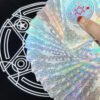 Luxury Gold Foil Tarot Card Hot Stamping PVC Waterproof and Wear-resistant Board Game Card Divination with Paper Instructions