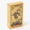 Luxury Gold Foil Tarot Card Hot Stamping PVC Waterproof and Wear-resistant Board Game Card Divination with Paper Instructions