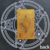 Luxury Gold Foil Tarot Card Hot Stamping PVC Waterproof and Wear-resistant Board Game Card Divination with Paper Instructions