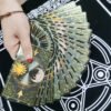 Luxury Gold Foil Tarot Card Hot Stamping PVC Waterproof and Wear-resistant Board Game Card Divination with Paper Instructions