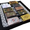 Luxury Gold Foil Tarot Card Hot Stamping PVC Waterproof and Wear-resistant Board Game Card Divination with Paper Instructions