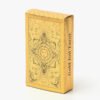 Luxury Gold Foil Tarot Card Hot Stamping PVC Waterproof and Wear-resistant Board Game Card Divination with Paper Instructions