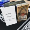 Luxury Set Tarot Cards Divination Six-pointed Star Golden Table Game Prediction Card Pvc Waterproof and Wear-resistant Gift Box