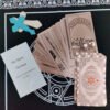Luxury Set Tarot Cards Divination Six-pointed Star Golden Table Game Prediction Card Pvc Waterproof and Wear-resistant Gift Box