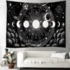 MOON tapestry Mandala Tapestry Hippie Macrame Tapestry Wall Hanging Boho Decor  Witchcraft Tapestry  Wall Decor