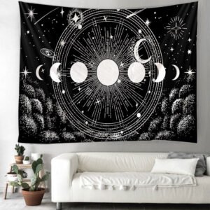 MOON-tapestry-Mandala-Tapestry-Hippie-Macrame-Tapestry-Wall-Hanging-Boho-Decor-Witchcraft-Tapestry MOON tapestry Mandala Tapestry Hippie Macrame Tapestry Wall Hanging Boho Decor Witchcraft Tapestry Wall Decor