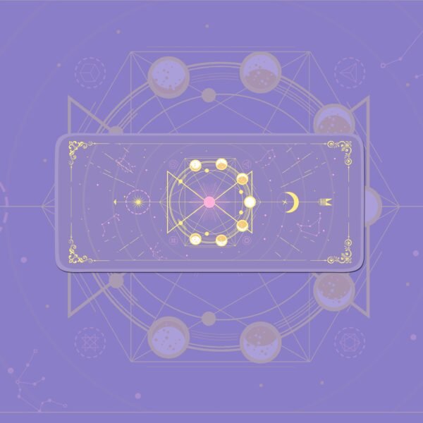 Magic Moon Star Purple Extra Large Kawaii Girl Gaming Mouse Pad Cute Xxl Desk Mat Water Proof Nonslip Laptop Desk Accessories - Desk Pads & Blotters