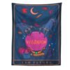 Magic Tarot Wall Tapestry Moon Hand Quotes Veganism Magical Witch Art Tapestry Wall Hanging Living room Bedroom Home Decor