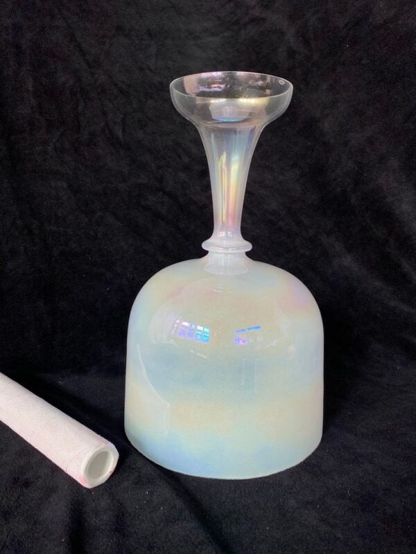 Magic White Color Chalice 4th Octave D# Note Crystal Singing Chalice Perfect Pitch 432hz For Sound Healing