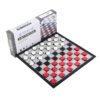 Magnetic International Draughts Set Chess Checkers Portable Folding Plastic 40Pcs/set Board 25x25cm Funny Educational Games   Game related
