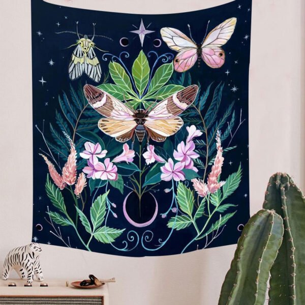 Mandala Tapestry Tarot Card  Wall Hanging Astrology Divination Witchcraft Room Decor Bedspread Throw Cover Sun Moon Wall Decor