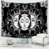 Mandala Tapestry Tarot Card  Wall Hanging Astrology Divination Witchcraft Room Decor Bedspread Throw Cover Sun Moon Wall Decor
