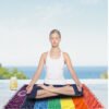 Mandala meditation Energy Rainbow 7 Chakra Tapestry tablecloth Divination Chakela Game Bohemian Beach Mat Thin Blanket Yoga Shawl