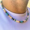 Men's African necklace, Men african Beaded jewelry, Surfer necklace Gifts for men, Wooden Beach Necklace