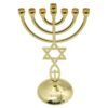 Menorah Candle Holder 7 Branch Isral Style 21cm Candelabra Jewish Candlestick Home Decoration