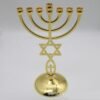 Menorah Candle Holder 7 Branch Isral Style 21cm Candelabra Jewish Candlestick Home Decoration