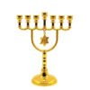Menorah Candle Holder Jewish Home Decoration Israel David Star 7 Branch Candelabra Judaica Religious Decor