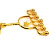Menorah Candle Holder Jewish Home Decoration Israel David Star 7 Branch Candelabra Judaica Religious Decor
