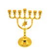 Menorah Candle Holder Jewish Home Decoration Israel David Star 7 Branch Candelabra Judaica Religious Decor
