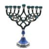 Menorah Candle Holder Resin Home Decoration Hanukkah David Star Jewish 9 Branch Candelabra Judaica Religious Decor