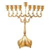 Menorah Candlestick Home Decoration 9 Branch Wedding Metal Candle Holder Hanukkah Table Gift Jewish