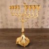 Menorah Candlestick Home Decoration 9 Branch Wedding Metal Candle Holder Hanukkah Table Gift Jewish