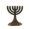 Menorah Home Decoration Jewish Candle Holder 7 Branch Judaica Religious Small Candlestick Jerusalem