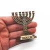 Menorah Home Decoration Jewish Candle Holder 7 Branch Judaica Religious Small Candlestick Jerusalem