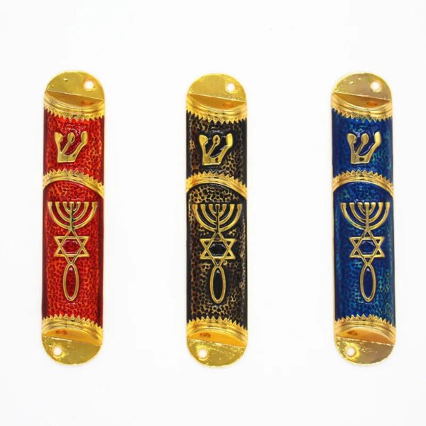 Mezuzah Case Home Decoration Messianic Hanukkah Gift Church Utensils Menorah Jewish Door Decor